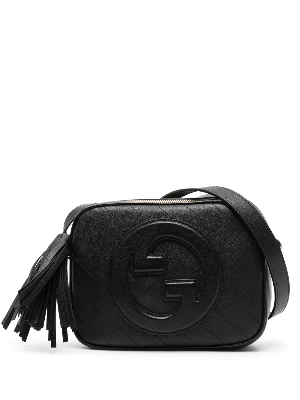 Gucci Small Blondie leather crossbody bag brown front